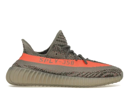 Мужские кроссовки adidas yeezy boost 350 v2 beluga reflective, серо-оранжевые