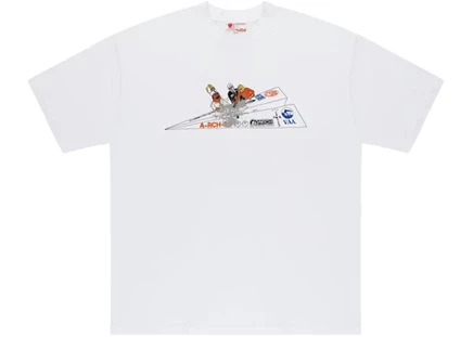 Мужская футболка Virgil Abloh Paper Plane, белая