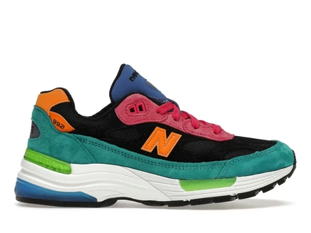 Мужские кроссовки New Balance 992, черные/многоцветные