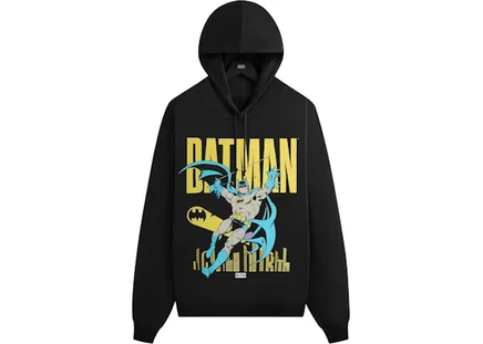 Мужская худи Kith x Batman Classic Vintage Nelson, черная