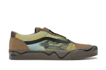 Мужские кеды Vans Old Skool MoMA Salvador Dali, коричнево-черные
