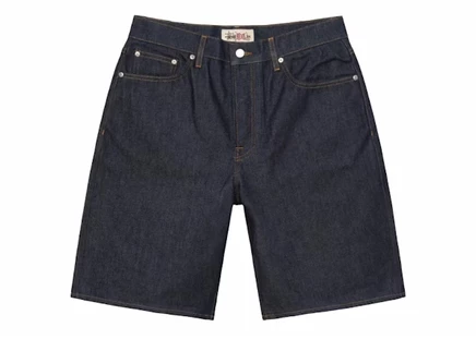 Мужские шорты Stussy Raw Denim, необработанный деним