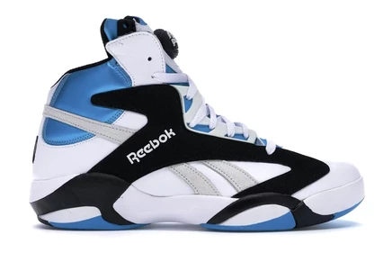 Мужские кроссовки Reebok Shaq Attaq Orlando, бело-голубые