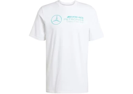 Мужская футболка Adidas Mercedes AMG Petronas, бело-мятная