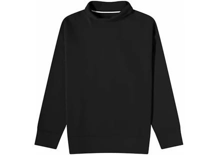 Унисекс свитшот Nike Tech Fleece с воротником, черный