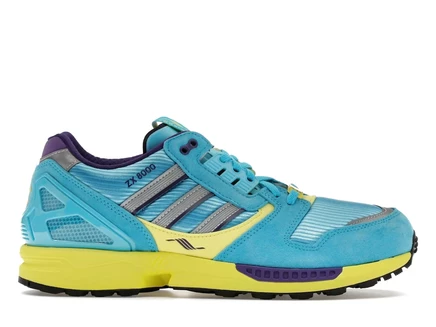 Мужские кроссовки Adidas ZX 8000 Consortium, голубые/фиолетовые