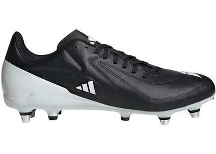 Мужские регбийные бутсы Adidas RS15 SG, черные/белые/серебристые