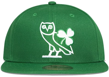Мужская кепка OVO x NBA Celtics New Era, зеленая