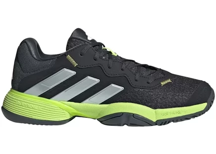 Детские кроссовки Adidas Barricade Core, черно-лимонные