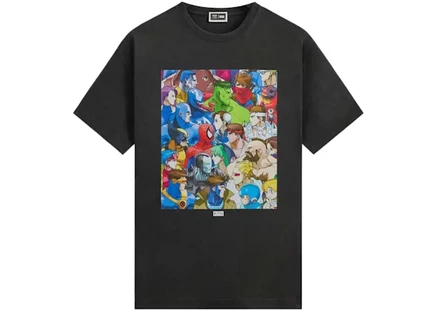 Мужская футболка KITH x Marvel vs. Capcom Clash, черная