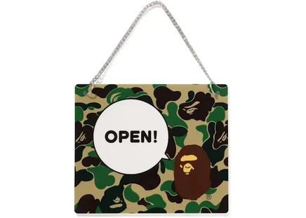 Вывеска Bape ABC Camo Open/Closed, разноцветная