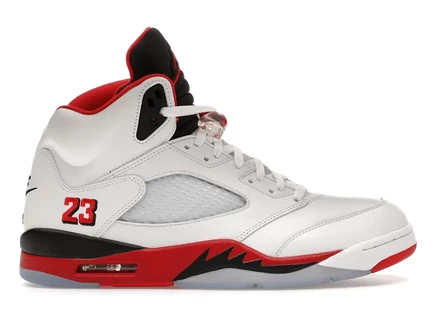 Мужские кроссовки Jordan Air Jordan 5 Retro (2025), бело-красно-черные