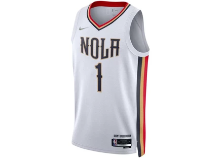 Джерси Nike NBA Zion Williamson Pelicans, белое