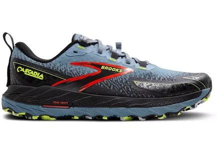 Мужские кроссовки Brooks Cascadia 18, Цитадель/черные/лайм