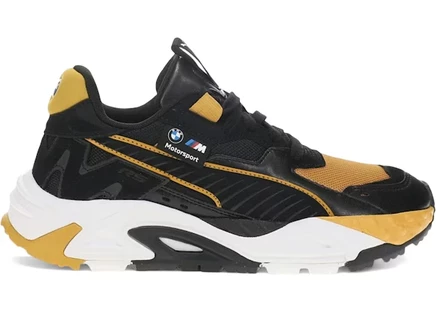 Мужские кроссовки Puma RS-Trck BMW, черно-белые/оранжевые