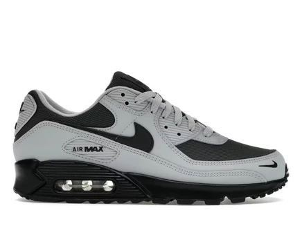 Мужские кроссовки Nike Air Max 90, светло-серые/черные
