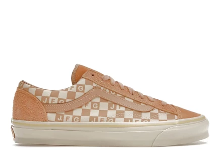 Мужские кеды Vans Vault OG Style 36 LX, хаки/клетчатые/слоновая кость