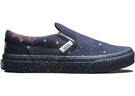 Детские слипоны Vans Classic Slip-On NASA Space Voyager, галактические/черные