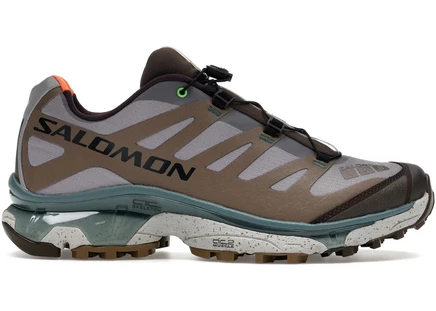 Кроссовки Salomon XT-4 OG Bodega The Glider, серо‑зеленые