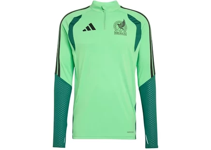 Мужская тренировочная кофта Adidas Mexico 2026 Tiro Top, зеленая