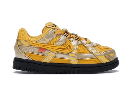 Детские кеды Nike Air Dunk Off-White TD, золотые/черные