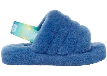 Детские шлепанцы Ugg Fluff Yeah Slide, mystic blue gradient