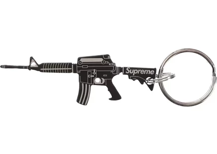 Унисекс брелок-открывалка Supreme M16, черный