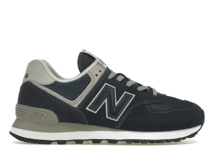Женские кроссовки New Balance 574 Core, темно-синие/белые
