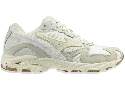 Мужские кроссовки Mizuno Wave Rider 10 Premium Sashiko, молочно-белые