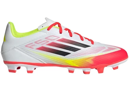 Мужские бутсы Adidas F50 Club, белые/черные/желтые