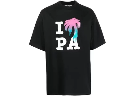 Palm Angels Classic I Love PA T-shirt Black black