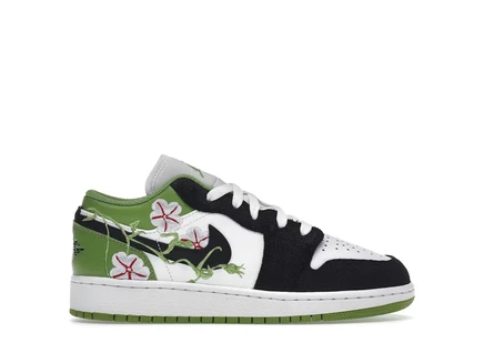 Детские кроссовки Jordan 1 Low SE Floral Vines, многоцветные