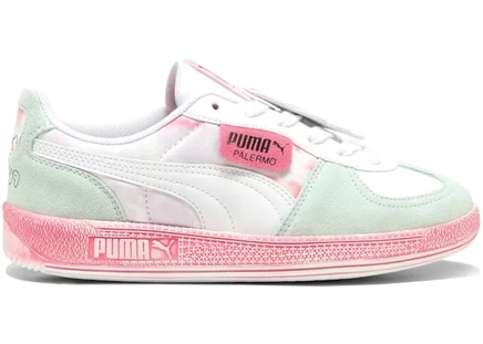 Детские кроссовки Puma Palermo Hello Kitty, бело-розовые