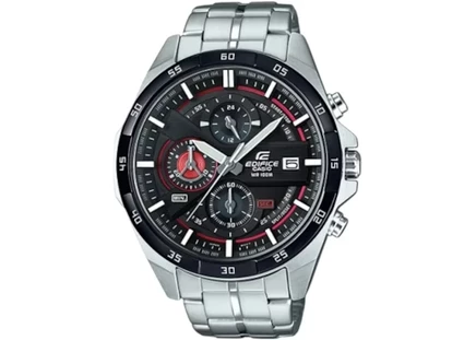 Мужские часы Casio Edifice EFR-556DB-1A, кварцевые, нержавеющая сталь, 49 мм, черный циферблат