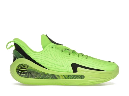 Мужские кроссовки Under Armour Curry Flow 12, черно-зеленые