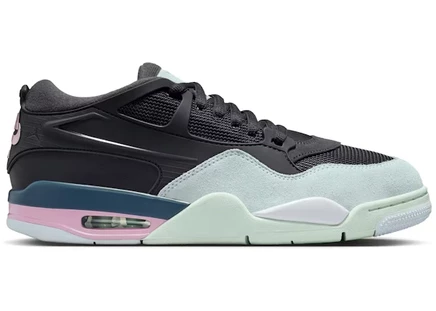 Кроссовки Jordan 4 RM Easter 2026, антрацит/бледно-зелёные