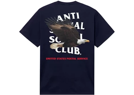 Мужская футболка Anti Social Social Club Priority, синяя