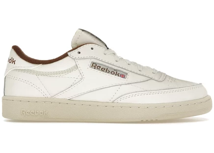 Кроссовки Reebok Club C 85 Vintage, белые/коричневые