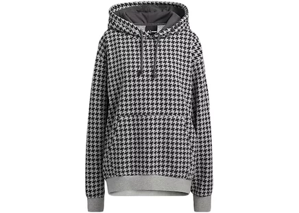 Унисекс худи Adidas Ivy Park Halls of Ivy с принтом, серый меланж/черный