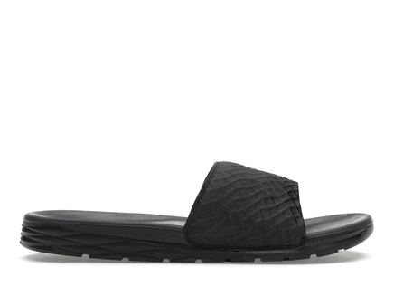 Мужские сланцы Nike Benassi Solarsoft Slide 2, черно-антрацитовые