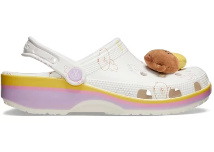 Мужские сабо Crocs Classic Clog Line Friends, белые