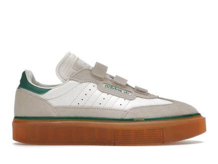 Женские кроссовки Adidas Super Sleek 3 Strap Ivy Park, белые с коричневой подошвой