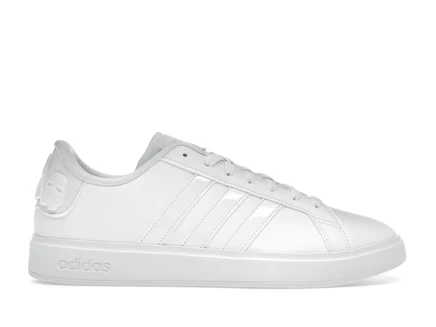 Мужские кроссовки Adidas Grand Court Star Wars, полностью белые