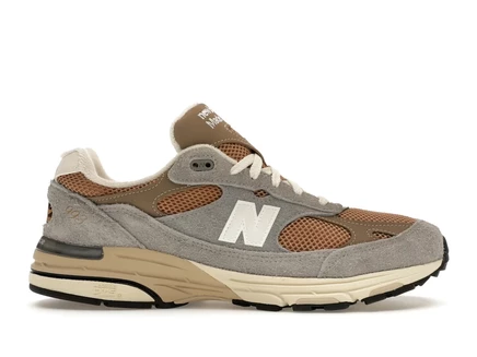 Мужские кроссовки new balance 993 teddy santis miusa, серые