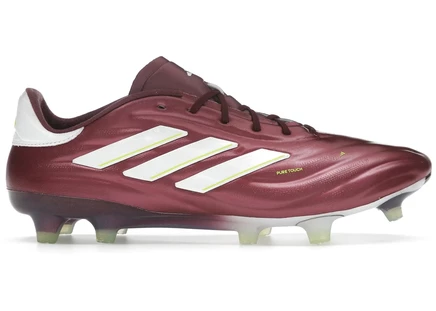 Мужские бутсы Adidas Copa Pure II Elite, красно‑бело‑желтые