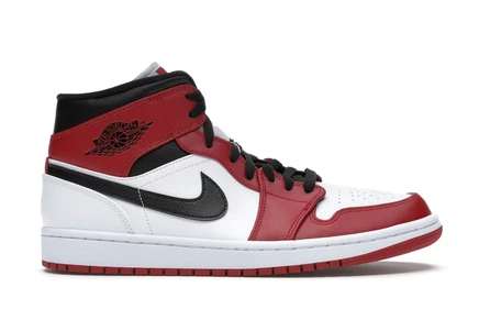 Мужские кроссовки Jordan 1 Mid Chicago 2020