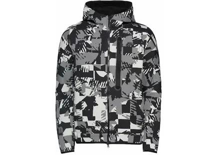 Мужское худи Nike Sportswear Tech Fleece на молнии, светло-серое/черное