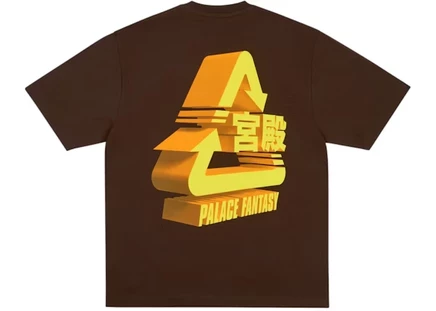 Мужская футболка Palace x Sci-Fi Fantasy Tri, рыжая