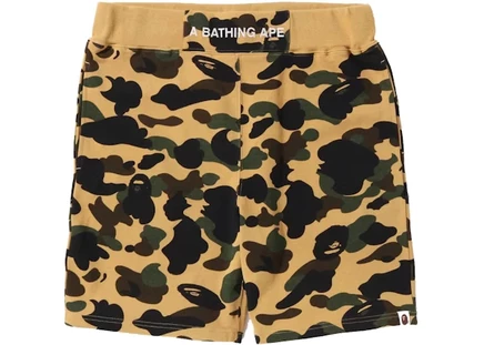 Мужские шорты Bape 1st Camo Sweat, желтые