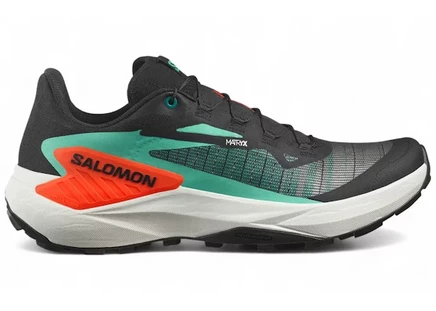Мужские кроссовки Salomon Genesis, черные/зеленые/вишневые